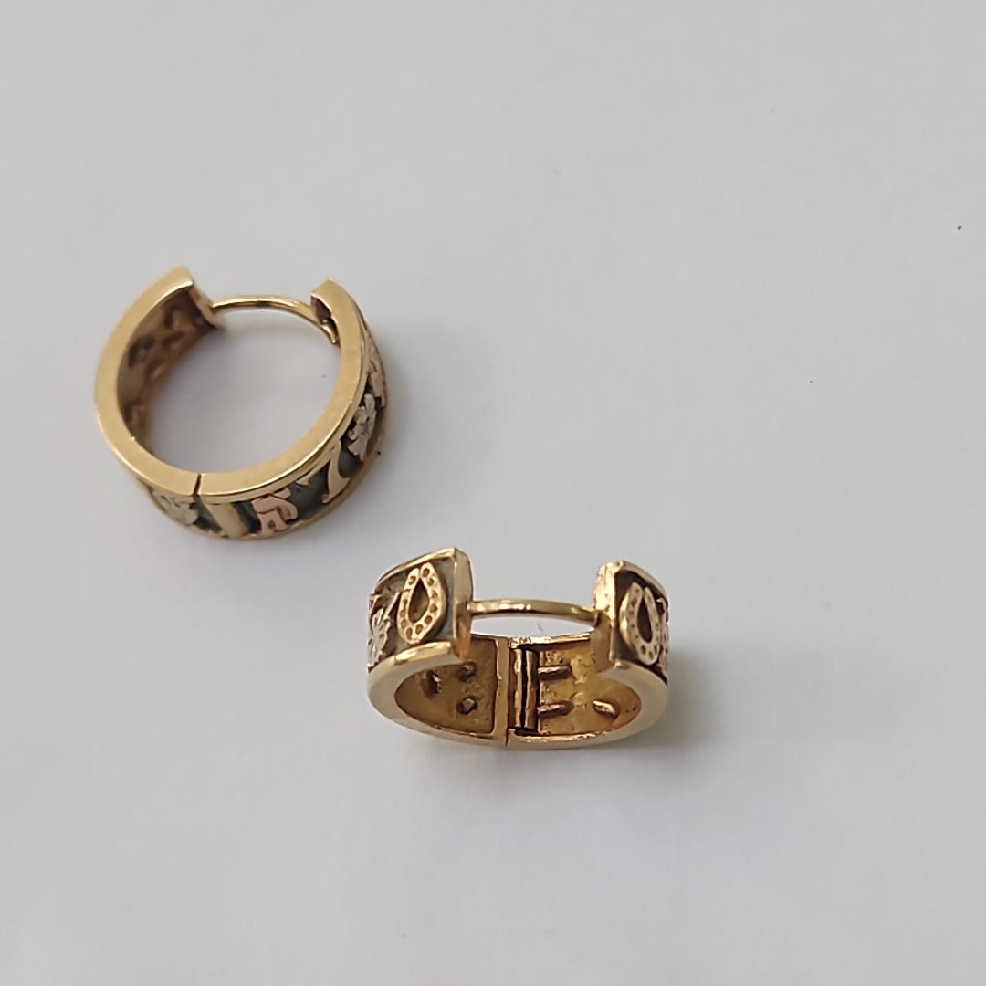 ARRACADAS PAR ORO 14 K 6,60 GRMS (SEMINUEVO)