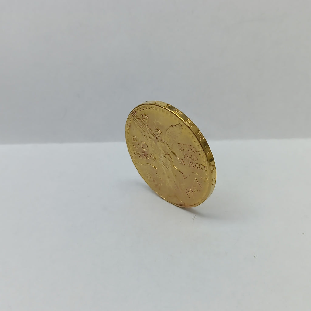 K1 41.6 GRMS 21 K IDENTIFICACIÓN MONEDA NOMINATIVA MONEDAS PESOS 50 PES (SEMINUEVO)