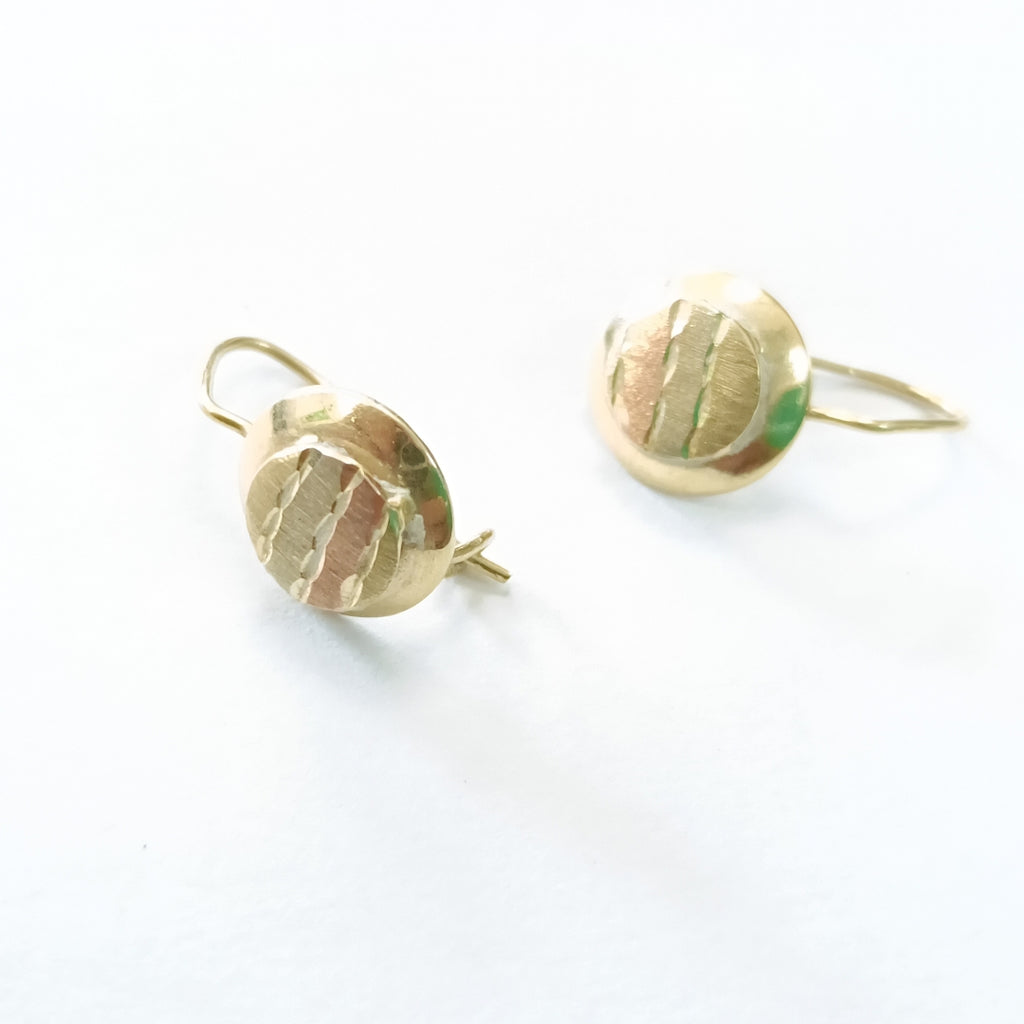 ARETES PAR ORO 14 K 1,60 GRMS (SEMINUEVO)