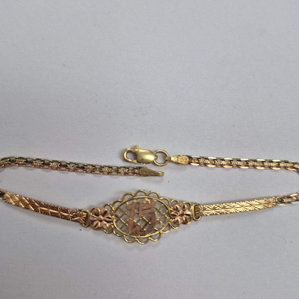 PULSERA ORO 10 K 3.3 GRMS (SEMINUEVO)