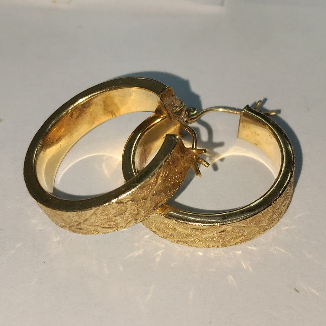ARRACADAS PAR ORO 14 K 4.7 GRMS (SEMINUEVO)