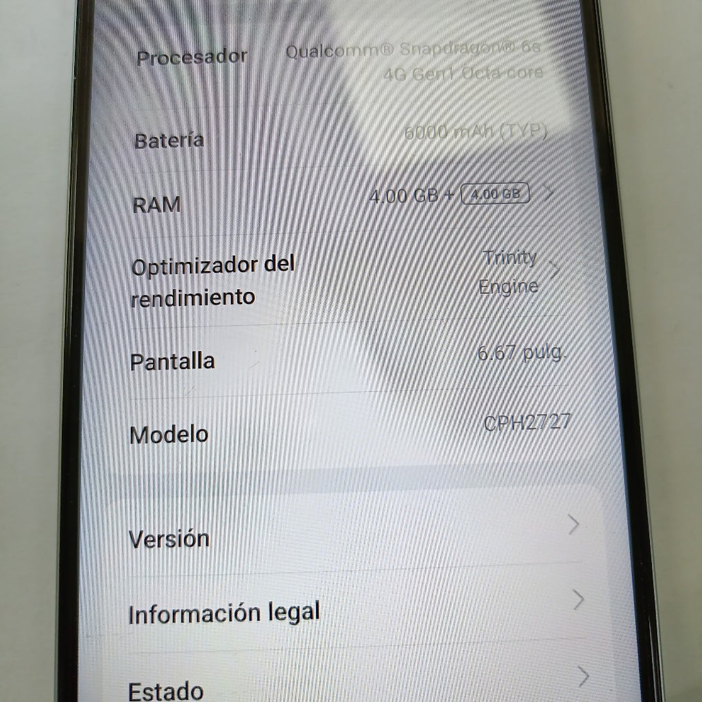 CELULAR OPPO  A5 CPH2727 (2025) 256 GB 4 GB RAM (SEMINUEVO)