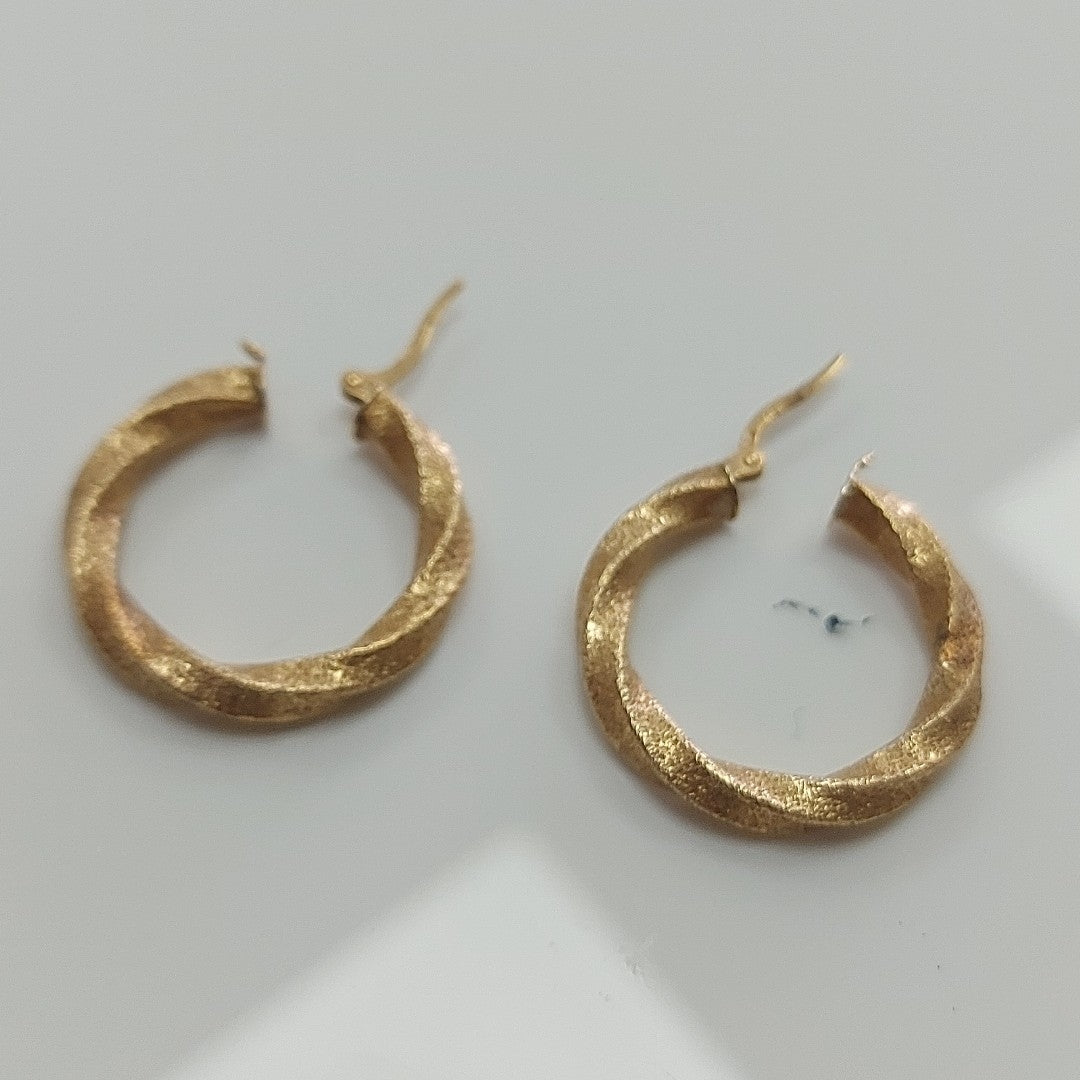 ARRACADAS PAR ORO 14 K 3.9 GRMS (SEMINUEVO)