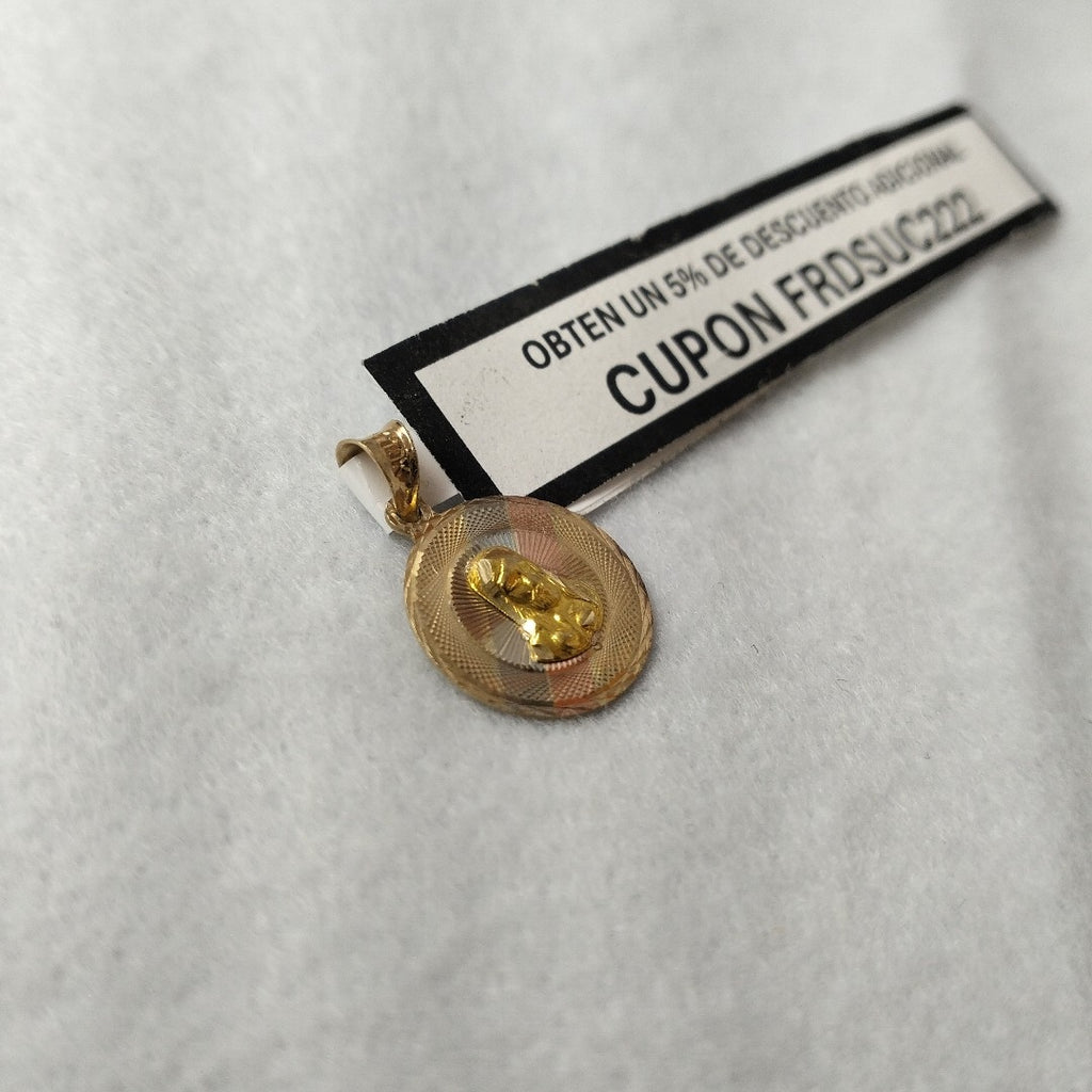 MEDALLA RELIGIOSA ORO 10 K 1,10 GRMS (SEMINUEVO)