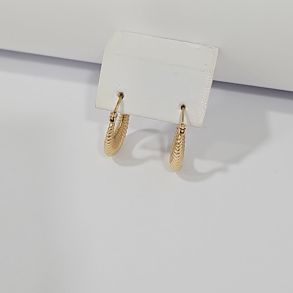ARRACADAS PAR ORO 14 K 2,10 GRMS (SEMINUEVO)