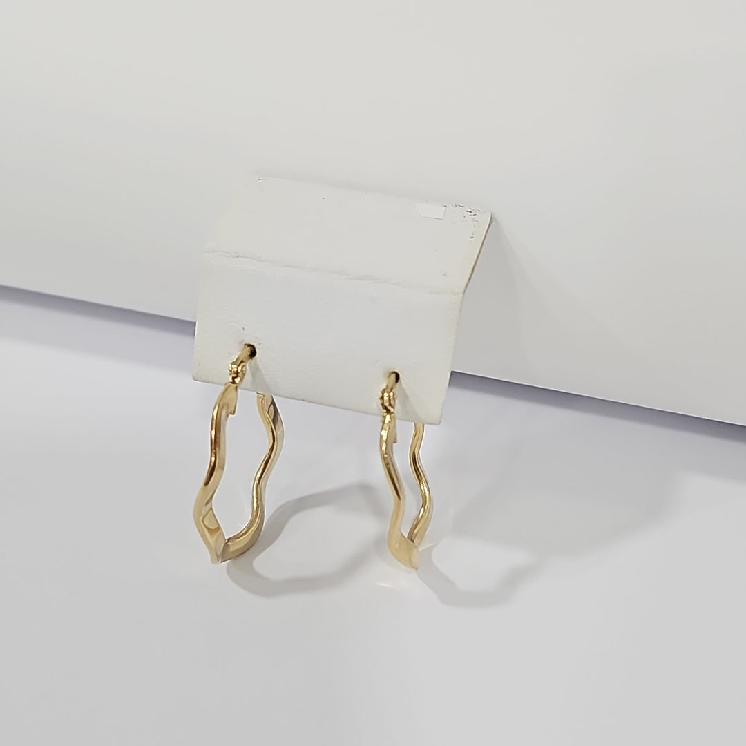 ARRACADAS PAR ORO 14 K 2,00 GRMS (SEMINUEVO)