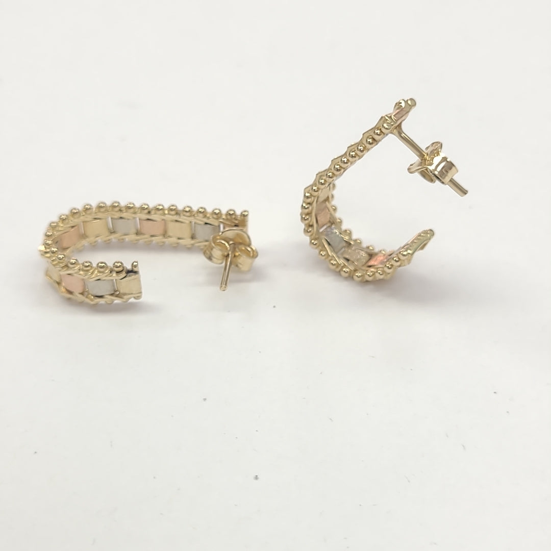 ARETES PAR ORO 14 K 4,80 GRMS (SEMINUEVO)