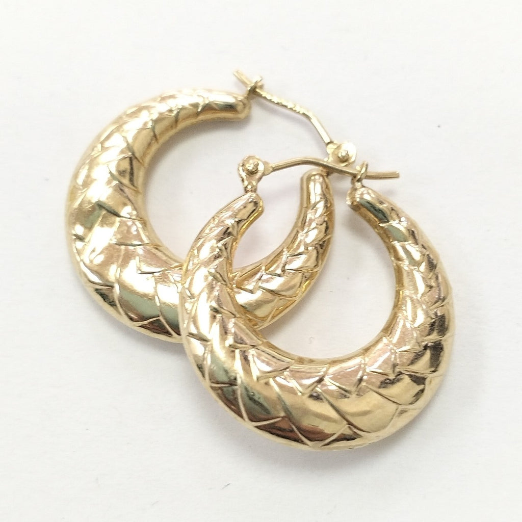 ARRACADAS PAR ORO 14 K 1.6 GRMS (SEMINUEVO)
