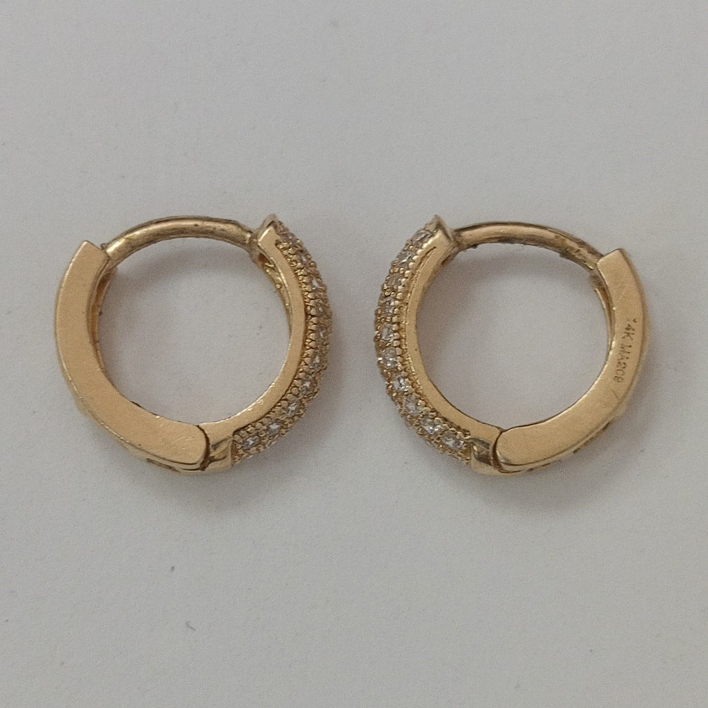 ARRACADAS PAR ORO 14 K 2.2 GRMS (SEMINUEVO)
