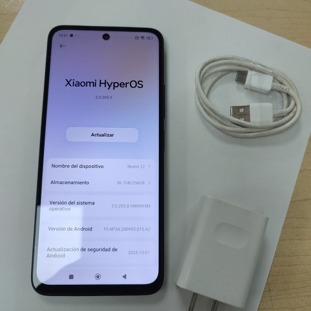 CELULAR XIAOMI REDMI 12 23053RN02L 256 GB 8 GB RAM (SEMINUEVO)