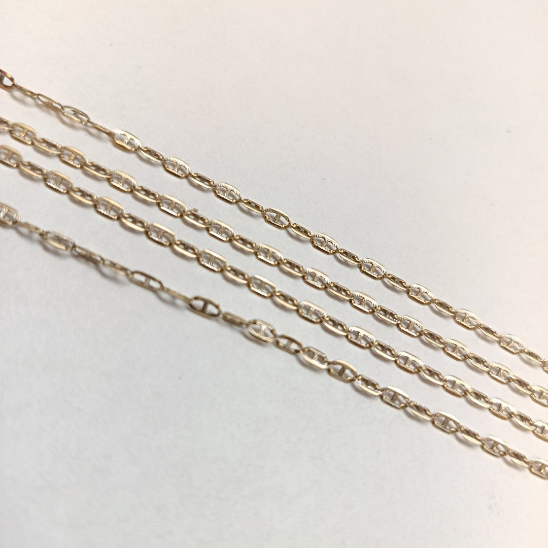 CADENA ORO, RODIADO 10 K 3.4 GRMS (SEMINUEVO)