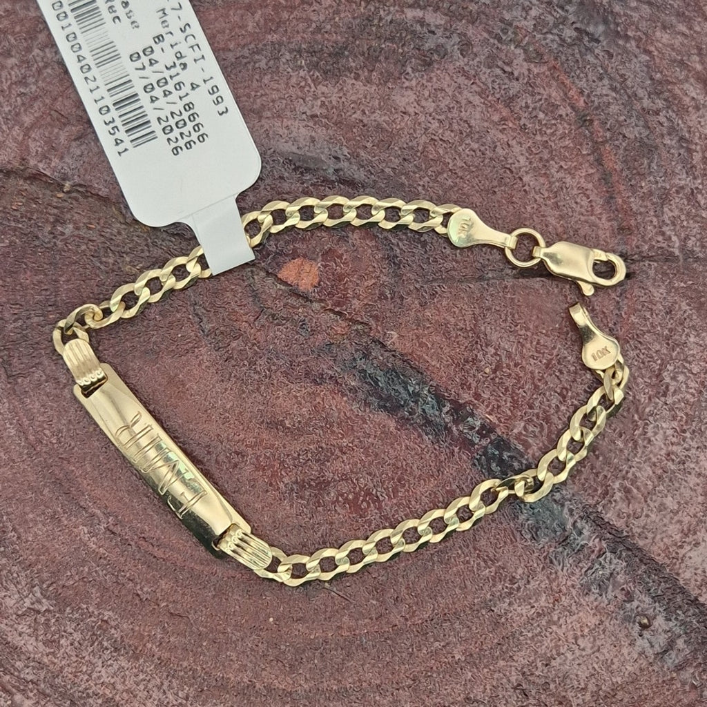 ESCLAVA ORO 10 K 3.5 GRMS (SEMINUEVO)