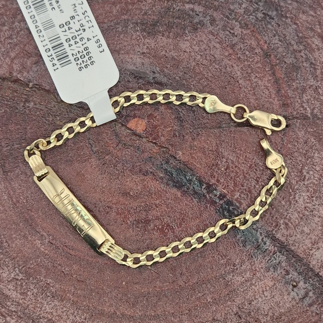 ESCLAVA ORO 10 K 3.5 GRMS (SEMINUEVO)