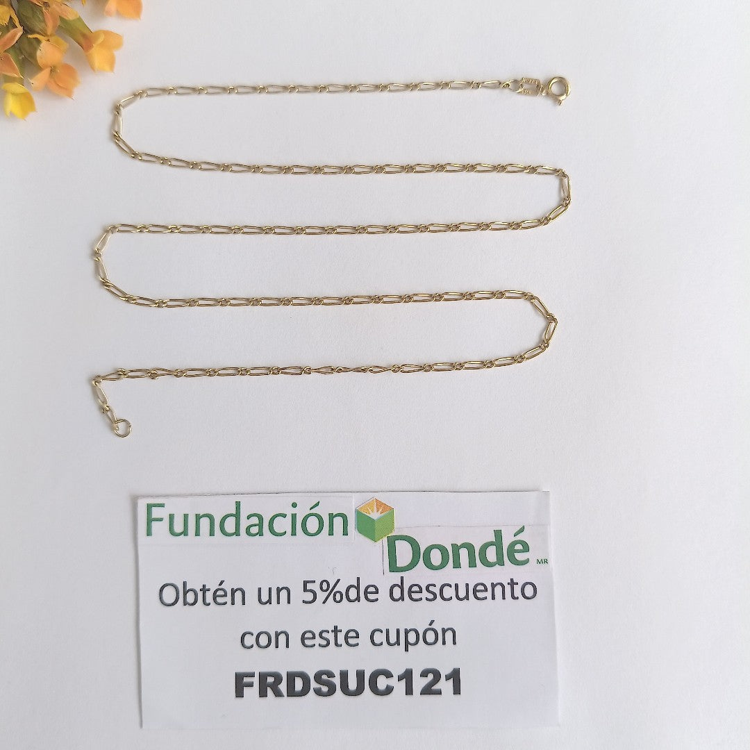CADENA ORO 10 K 3,00 GRMS (SEMINUEVO)