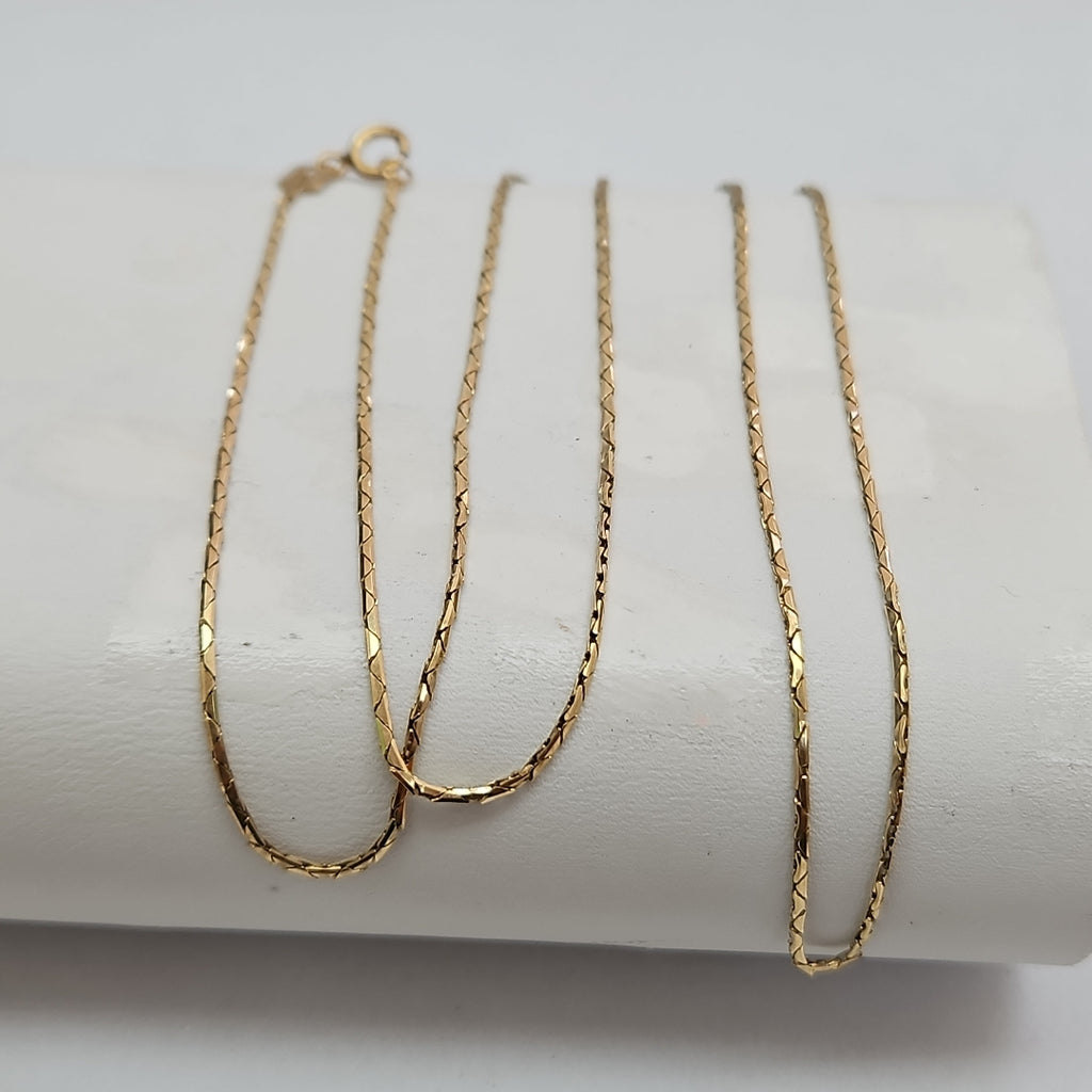 CADENA ORO 14 K 3.5 GRMS (SEMINUEVO)