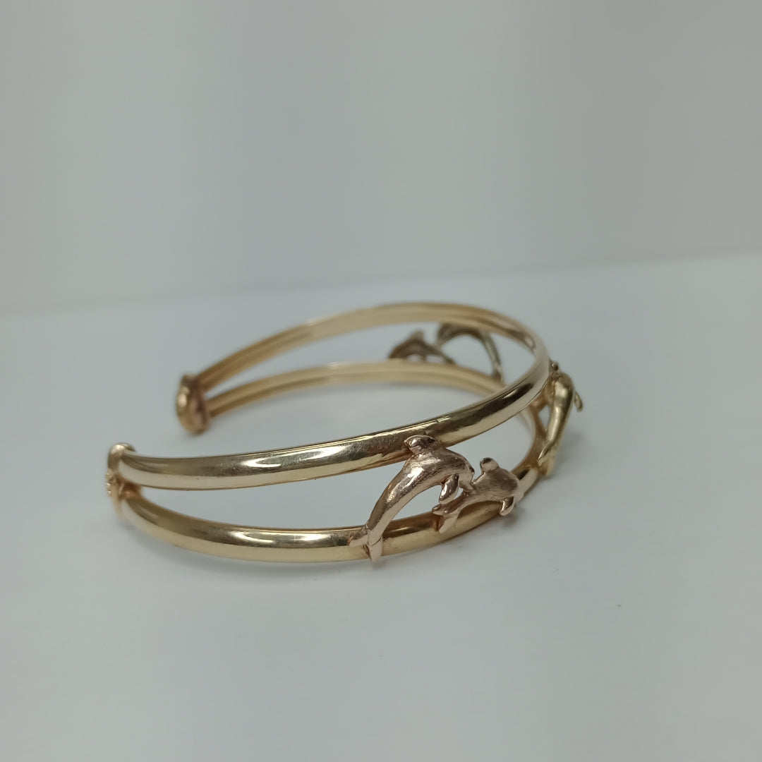 BRAZALETE ORO 10 K 11.4 GRMS (SEMINUEVO)
