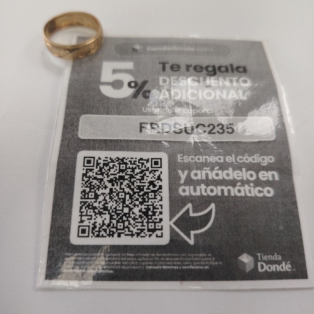 ARGOLLA ORO 10 K 2 GRMS (SEMINUEVO)