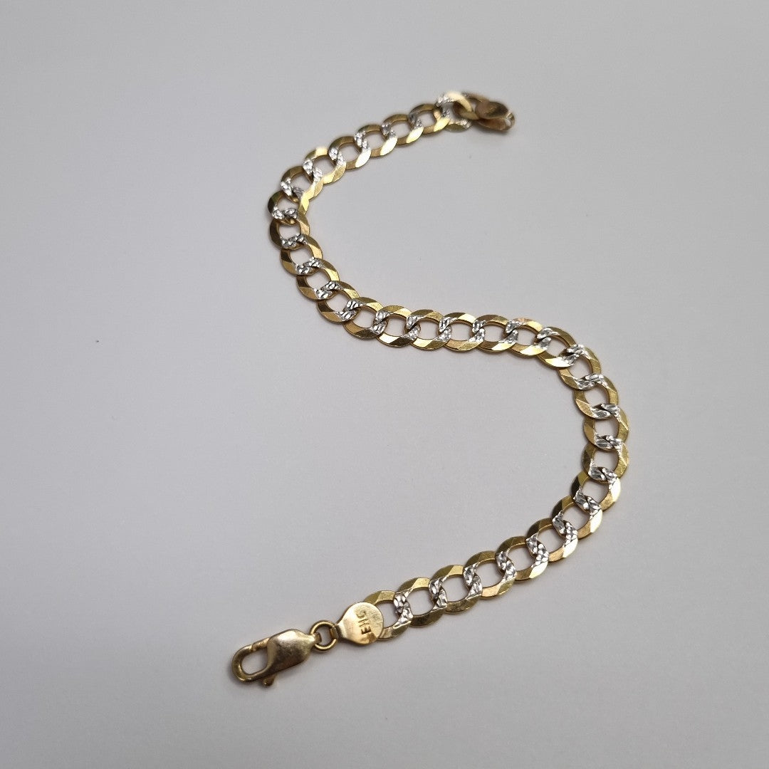 PULSERA ORO, RODIADO 14 K 10.2 GRMS (SEMINUEVO)