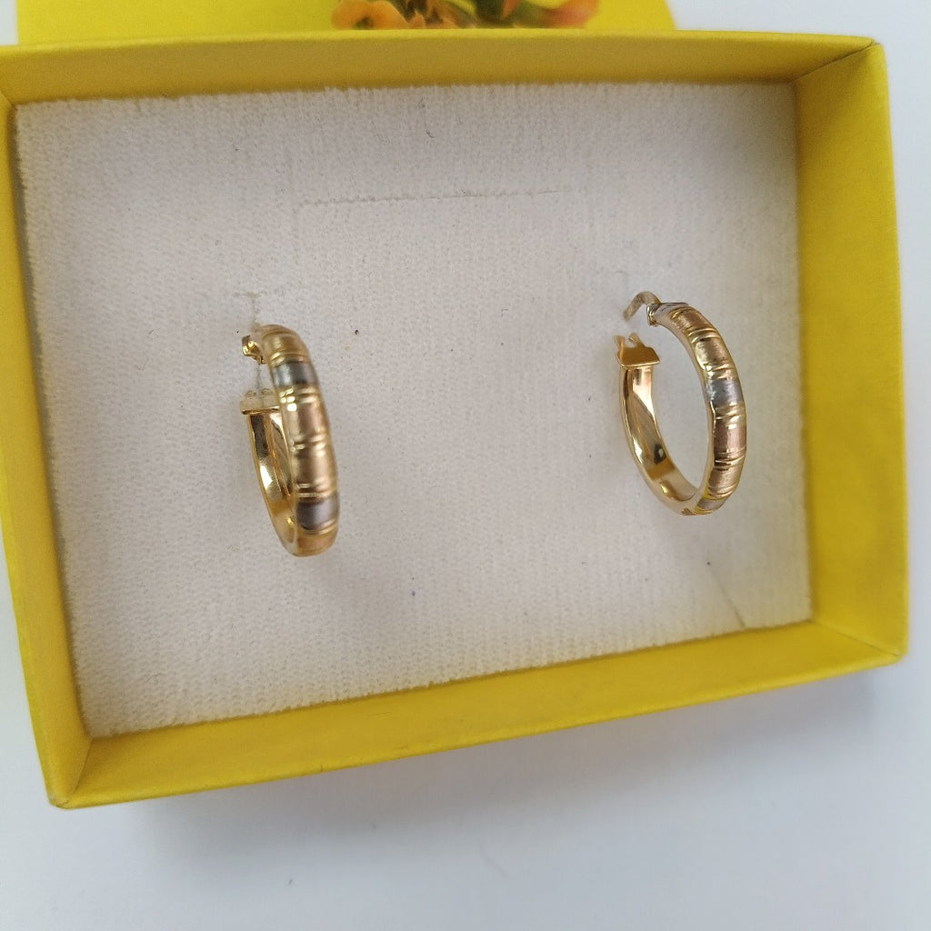 ARRACADAS ORO 10K 1.5 (NUEVO)