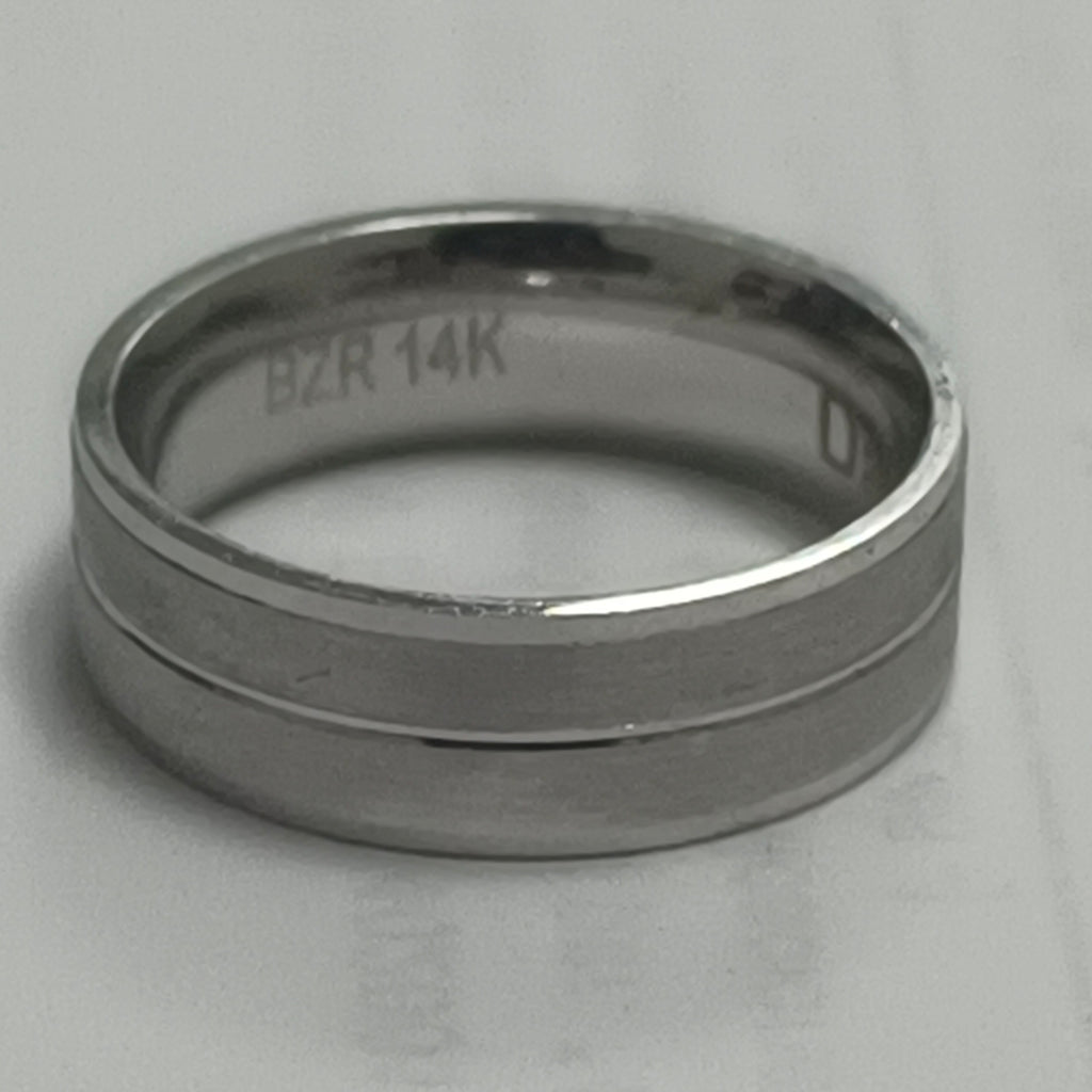 ARGOLLA ORO, ORO BLANCO 14 K 4 GRMS (SEMINUEVO)