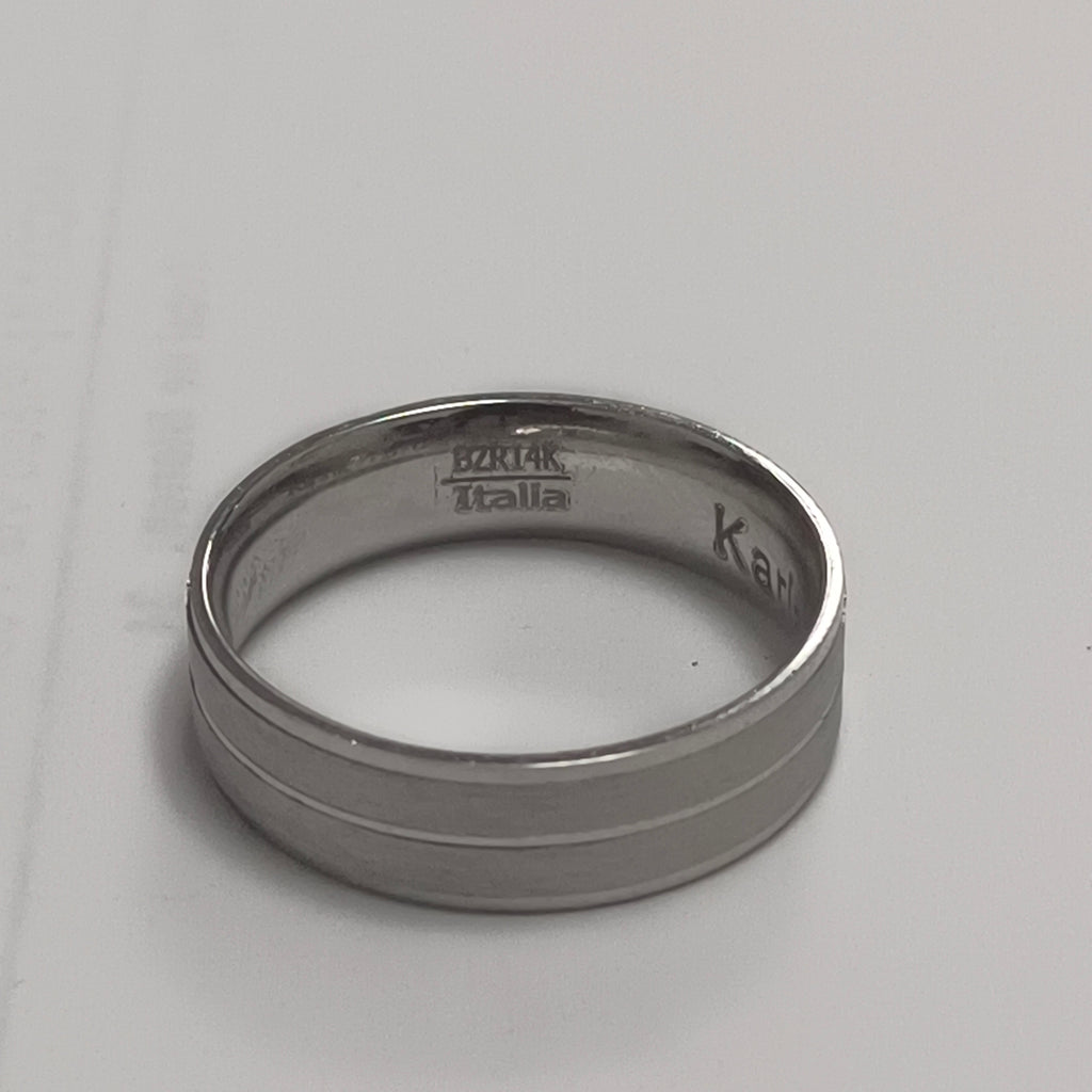 ARGOLLA ORO, ORO BLANCO 14 K 3.9 GRMS (SEMINUEVO)