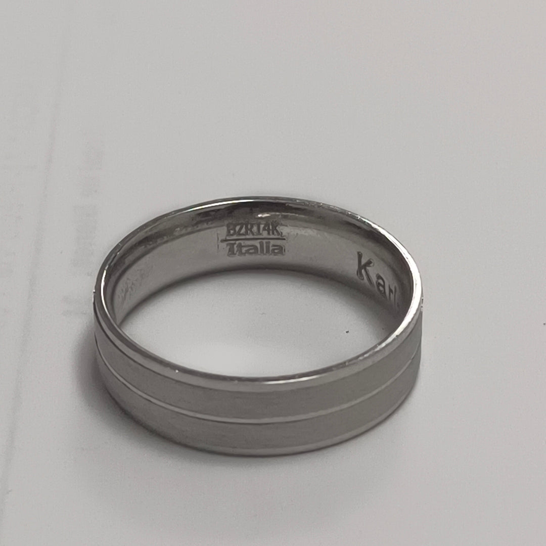 ARGOLLA ORO, ORO BLANCO 14 K 3.9 GRMS (SEMINUEVO)
