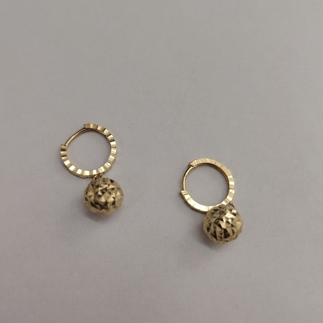 ARRACADAS PAR ORO 14 K 2 GRMS (SEMINUEVO)