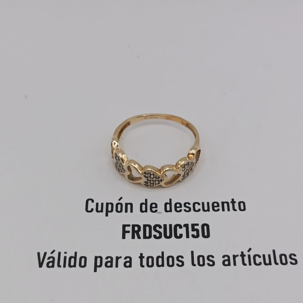 ANILLO ORO 14 K 2.3 GRMS (SEMINUEVO)