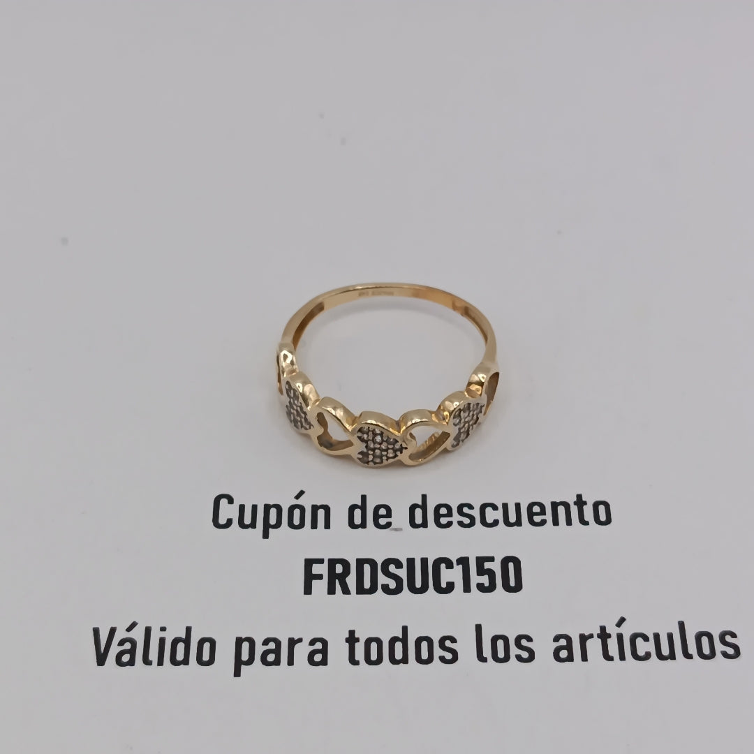 ANILLO ORO 14 K 2.3 GRMS (SEMINUEVO)