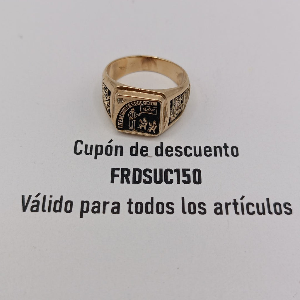ANILLO ORO 14 K 8,00 GRMS (SEMINUEVO)