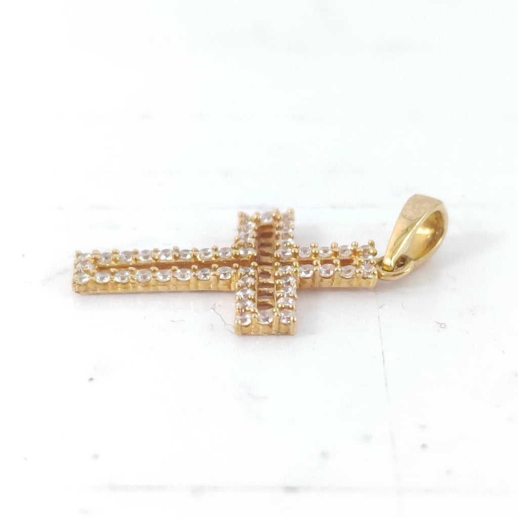 CRUZ, DIJE ORO 18 K 1.4 GRMS (SEMINUEVO)