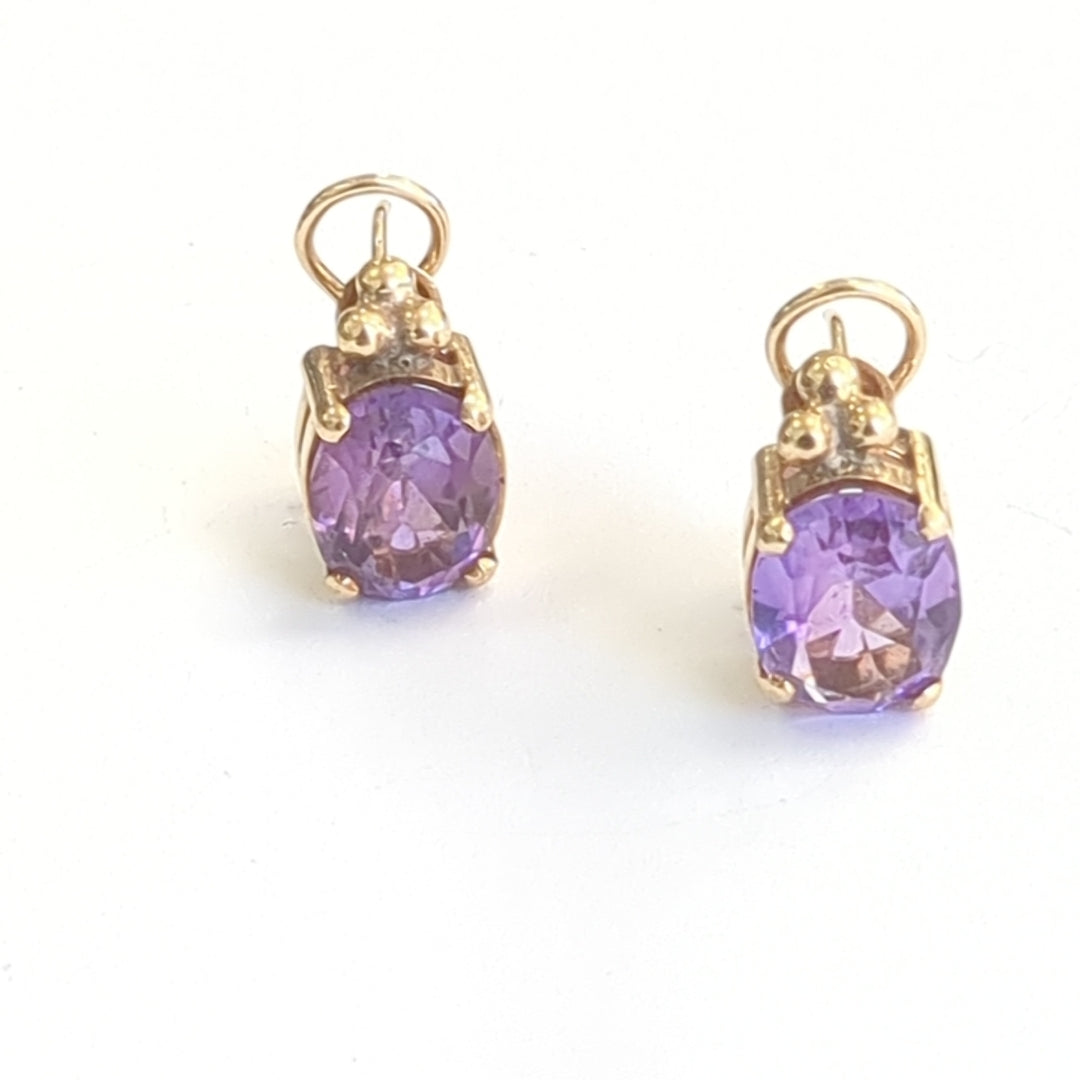 ARETES PAR ORO 14 K 6.8 GRMS (SEMINUEVO)