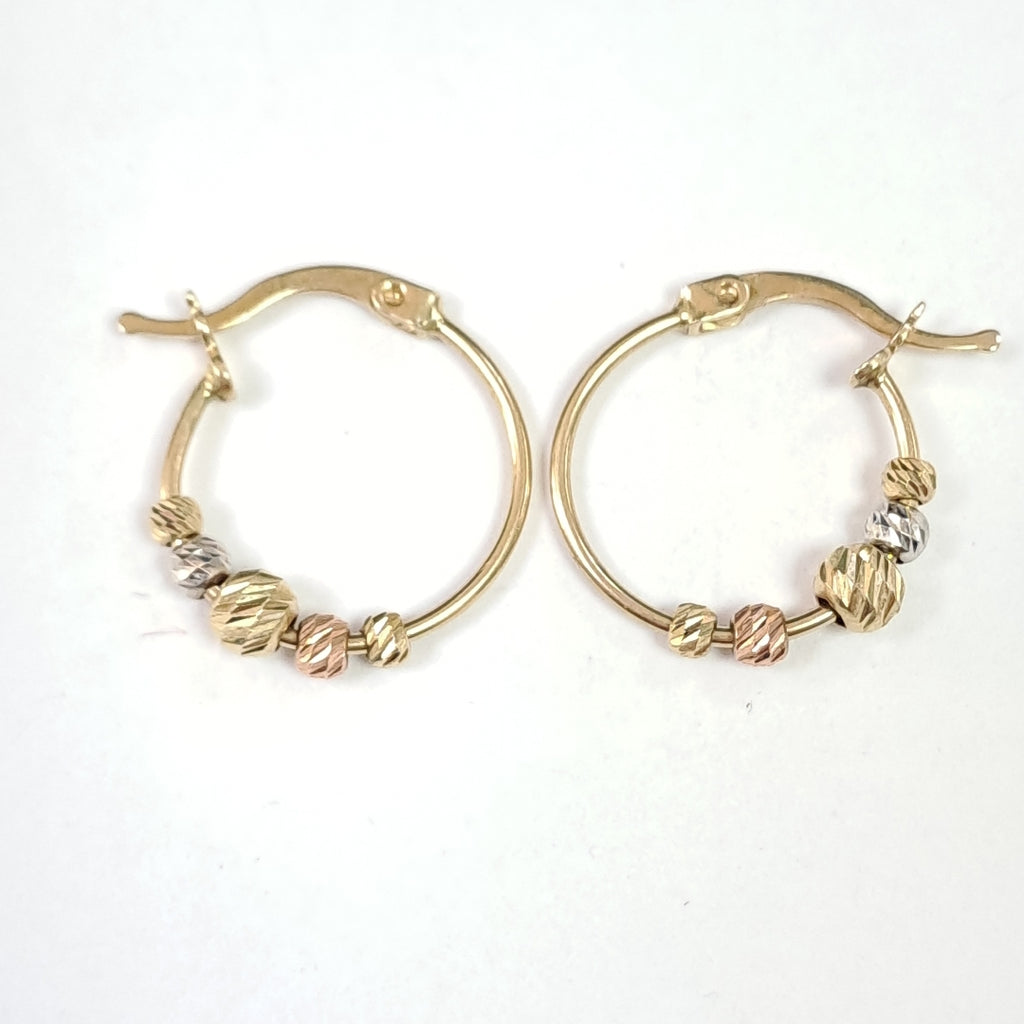 ARETES PAR ORO 14 K 2,00 GRMS (SEMINUEVO)