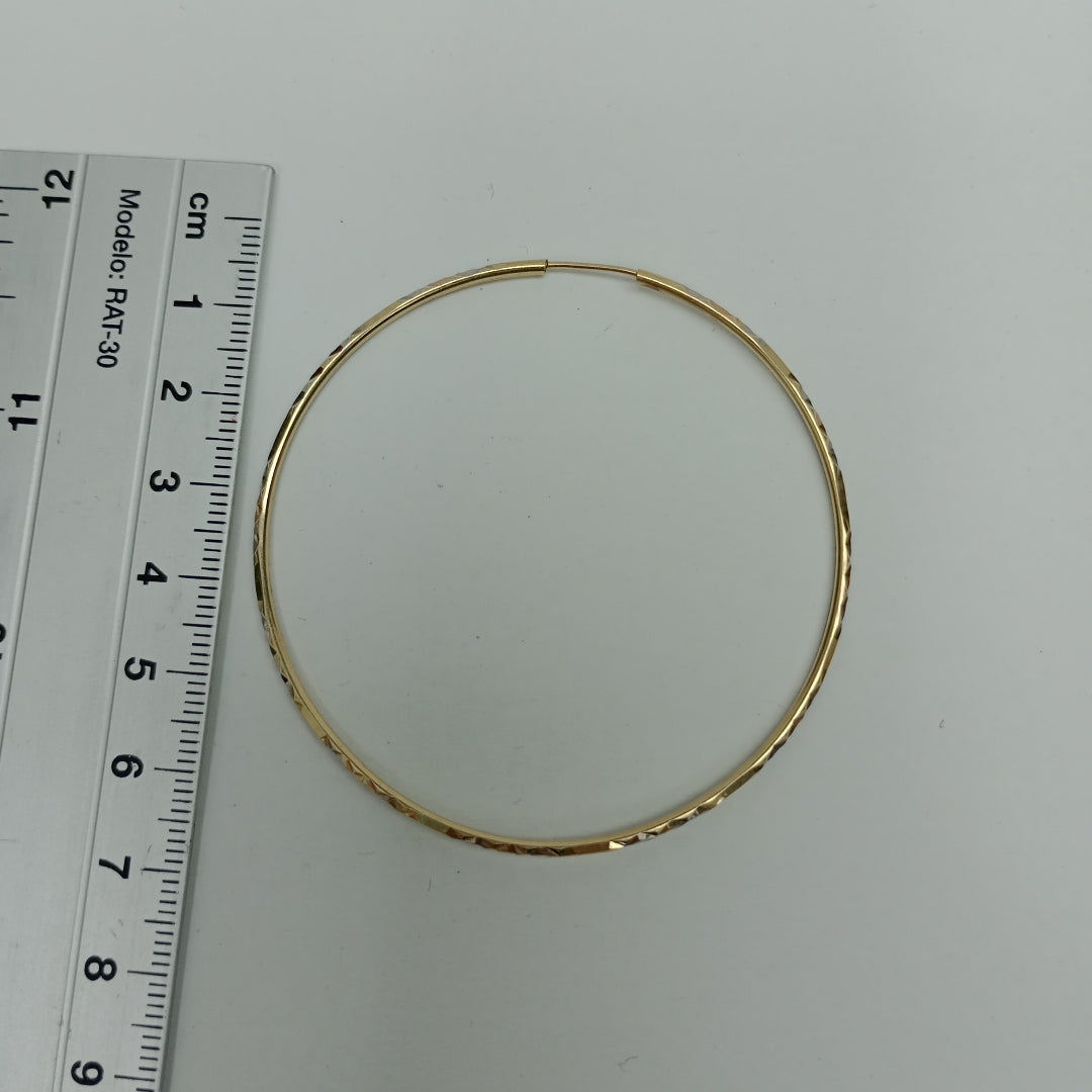 ARRACADAS PAR ORO 14 K 3.7 GRMS (SEMINUEVO)