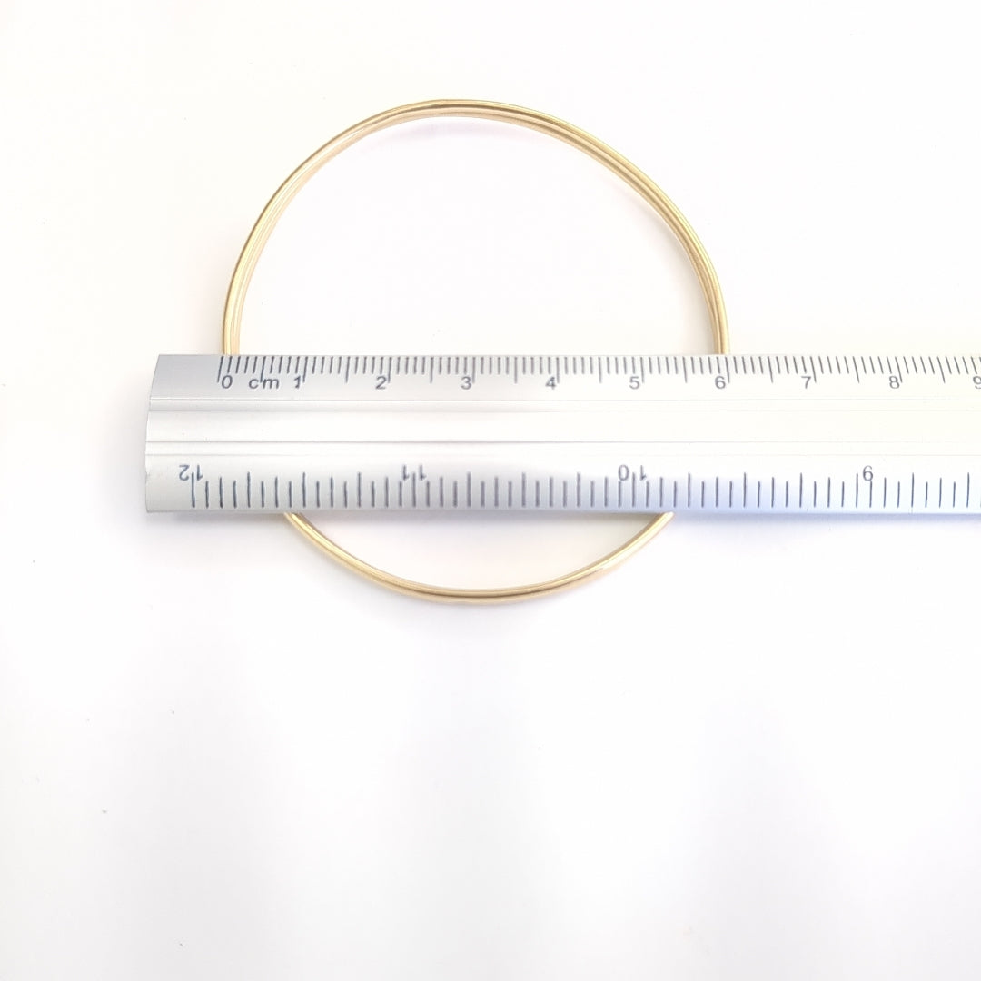 PULSERA RIGIDA ORO 14 K 4.7 GRMS (SEMINUEVO)