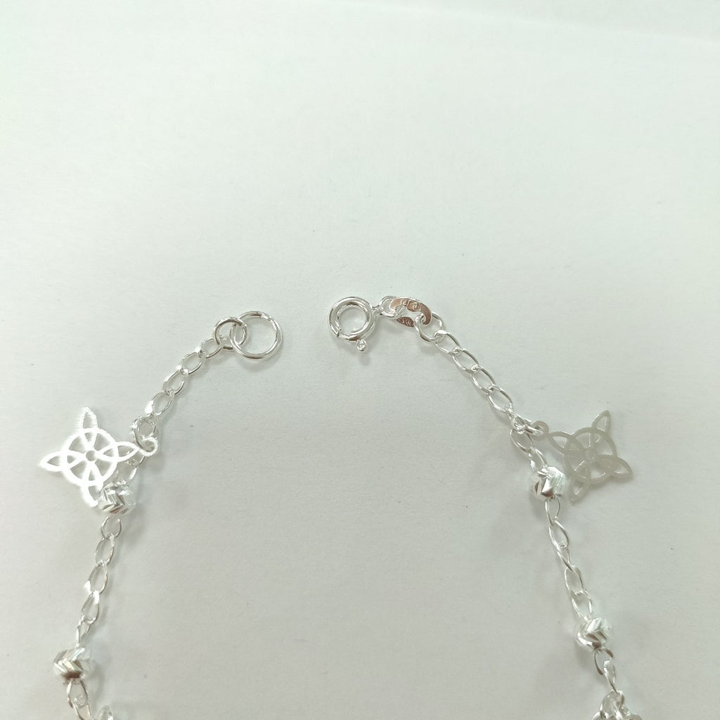 PULSERA TEJIDO ESPECIAL PLATA .925 18 CM 3.2 GR (NUEVO)
