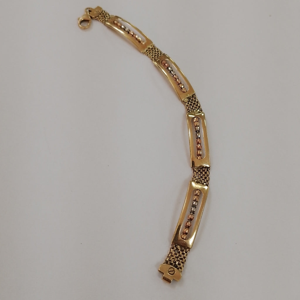 ESCLAVA ORO COMBINADO 14 K 10,90 GRMS (SEMINUEVO)