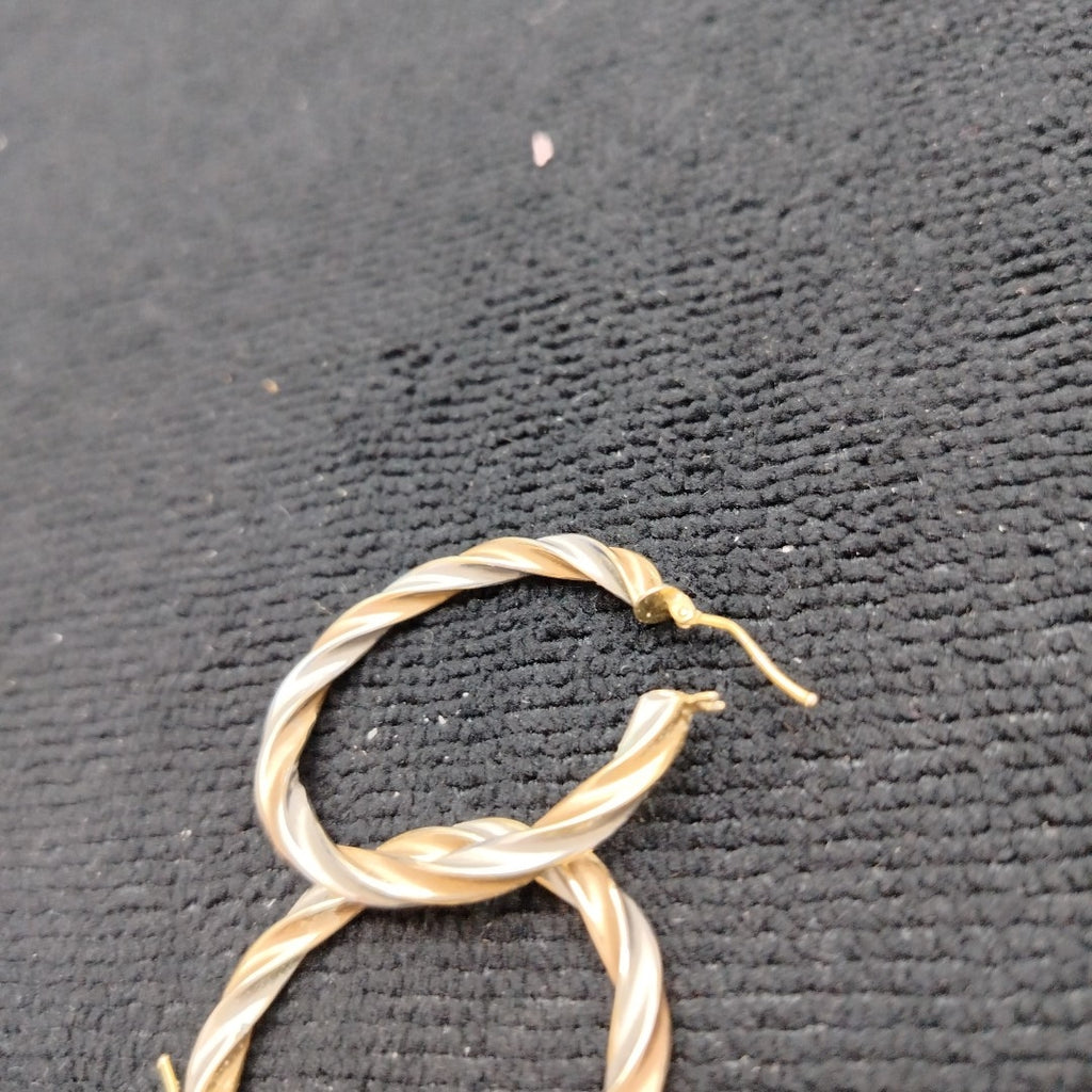 ARRACADAS PAR ORO COMBINADO 10 K 2.9 GRMS (SEMINUEVO)