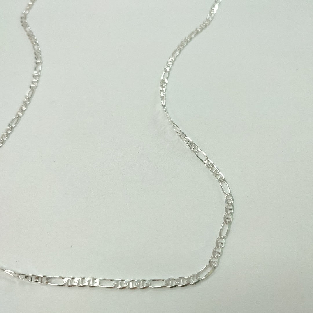 CADENA TEJIDO 3X1 PLATA .925 60 CM 8.2 GR (NUEVO)