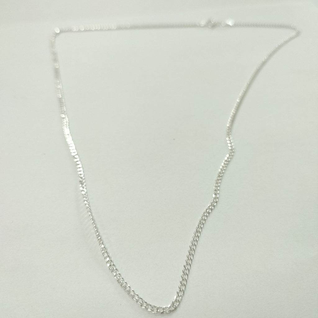 CADENA TEJIDO BARBADO PLATA .925 55 CM 5.4 GR (NUEVO)