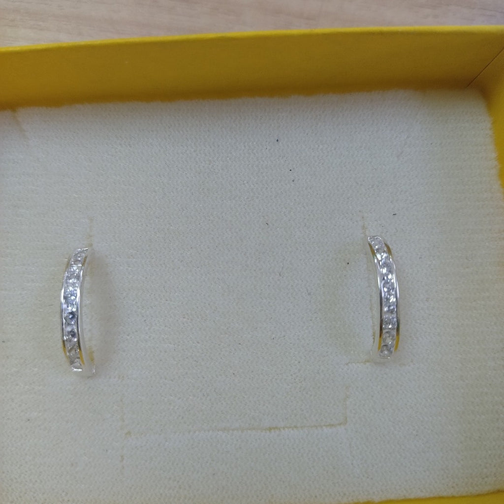ARRACADAS C/CIRCONIAS PLATA .925 2.2 GR (NUEVO)