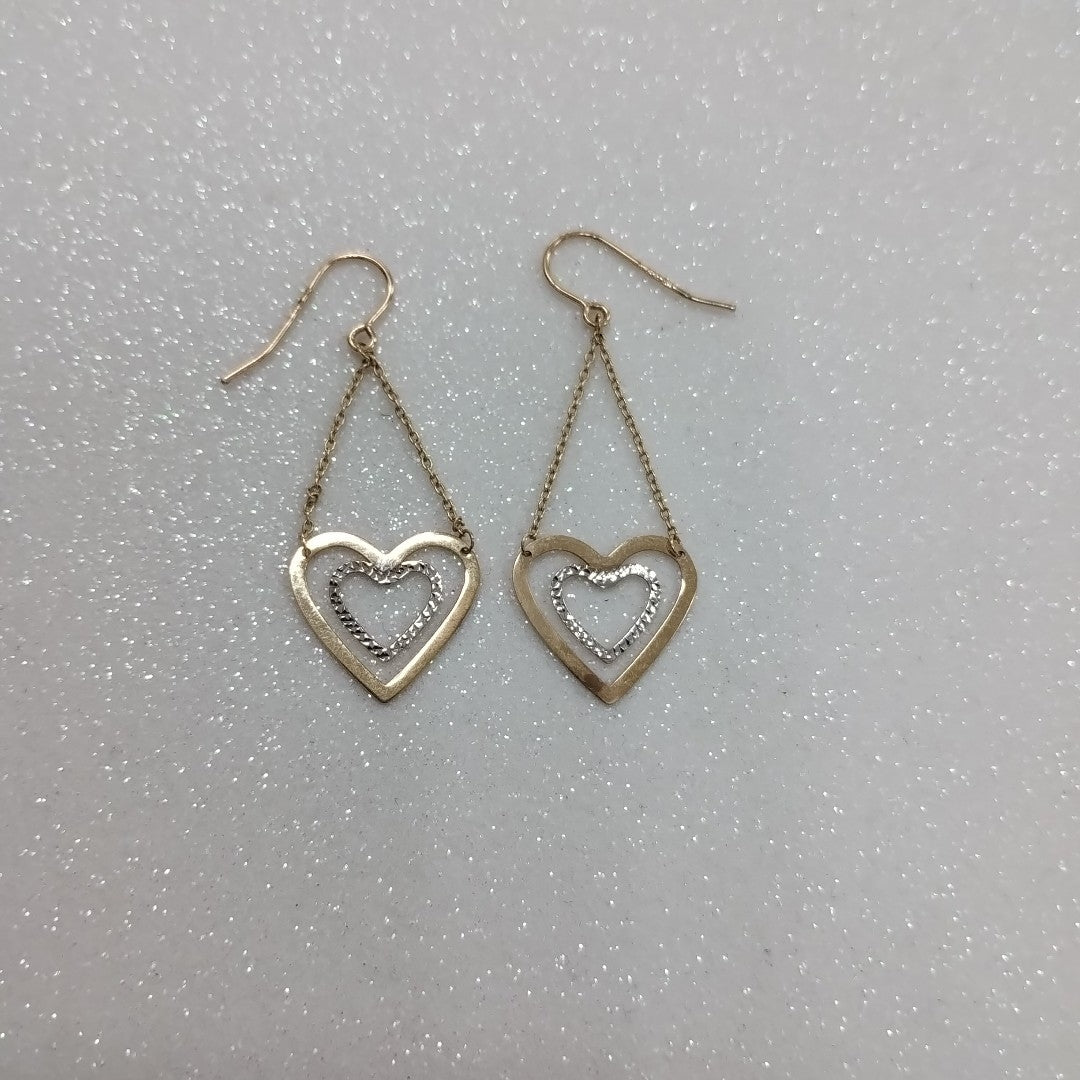ARETES PAR ORO 14 K 1.7 GRMS (SEMINUEVO)