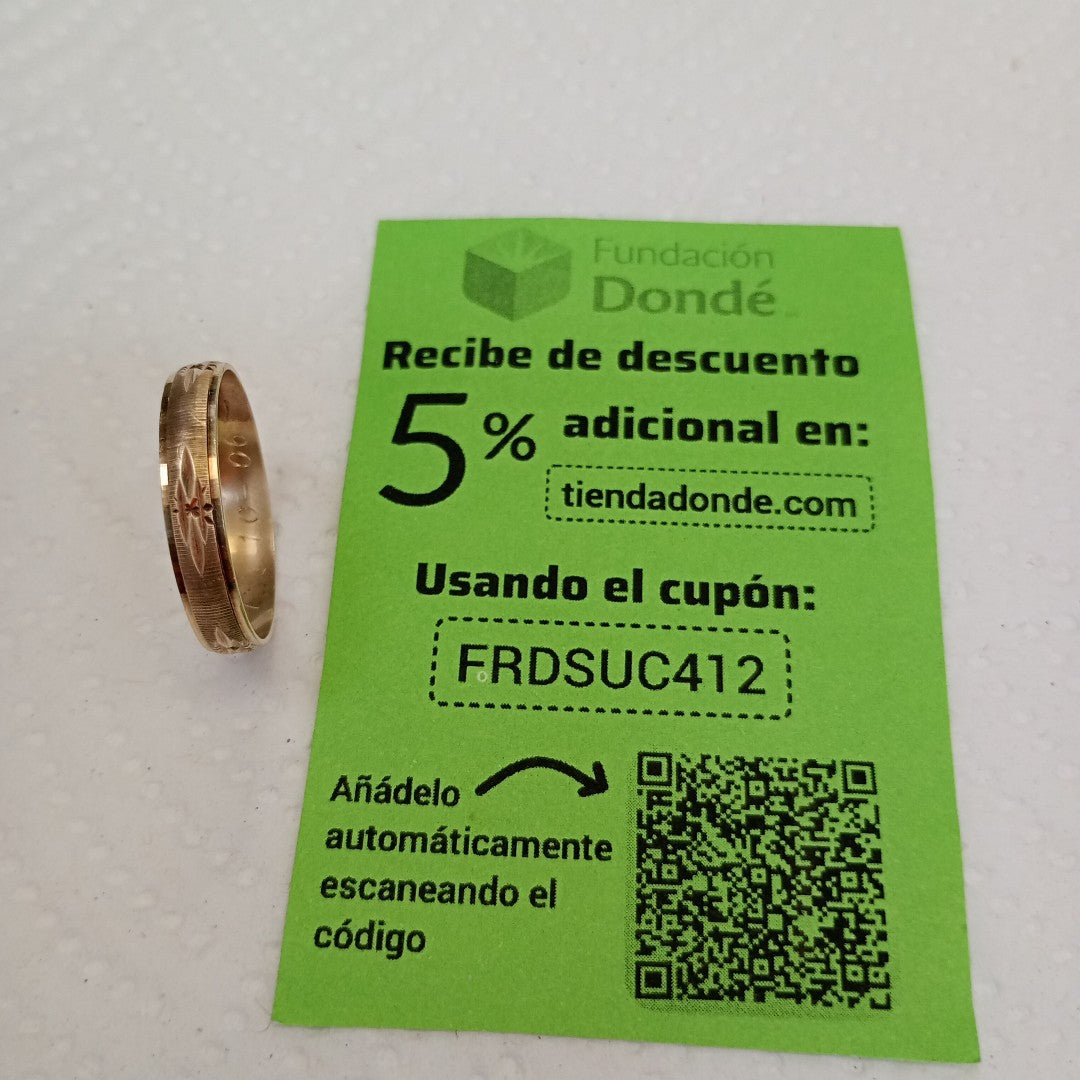 ARGOLLA ORO 10 K 1,50 GRMS (SEMINUEVO)