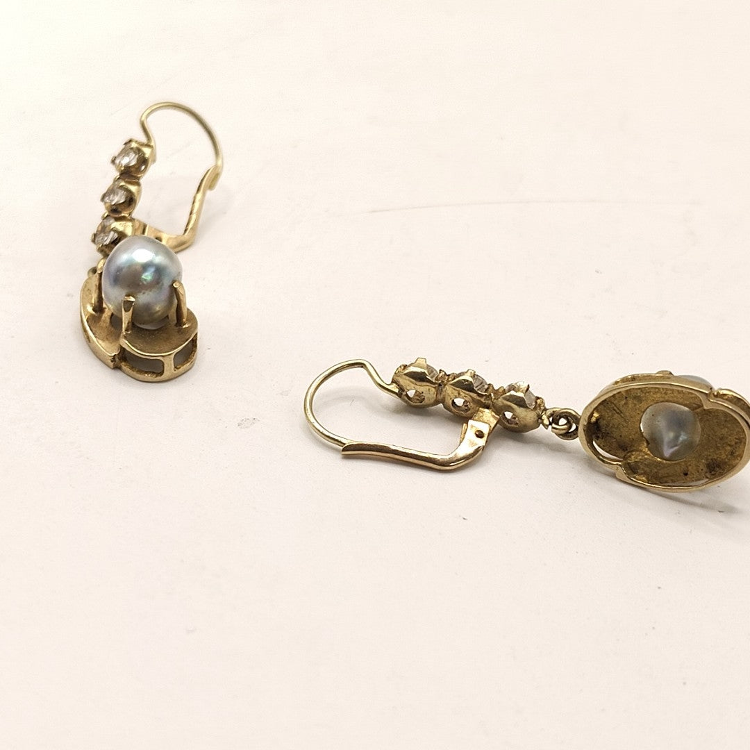 ARETES PAR ORO 10 K 5 GRMS (SEMINUEVO)