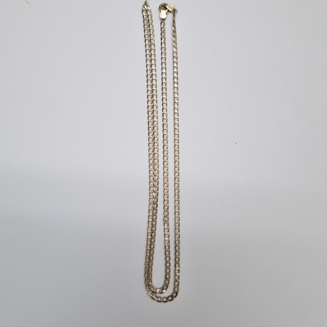 CADENA ORO, RODIADO 10 K 3.9 GRMS (SEMINUEVO)