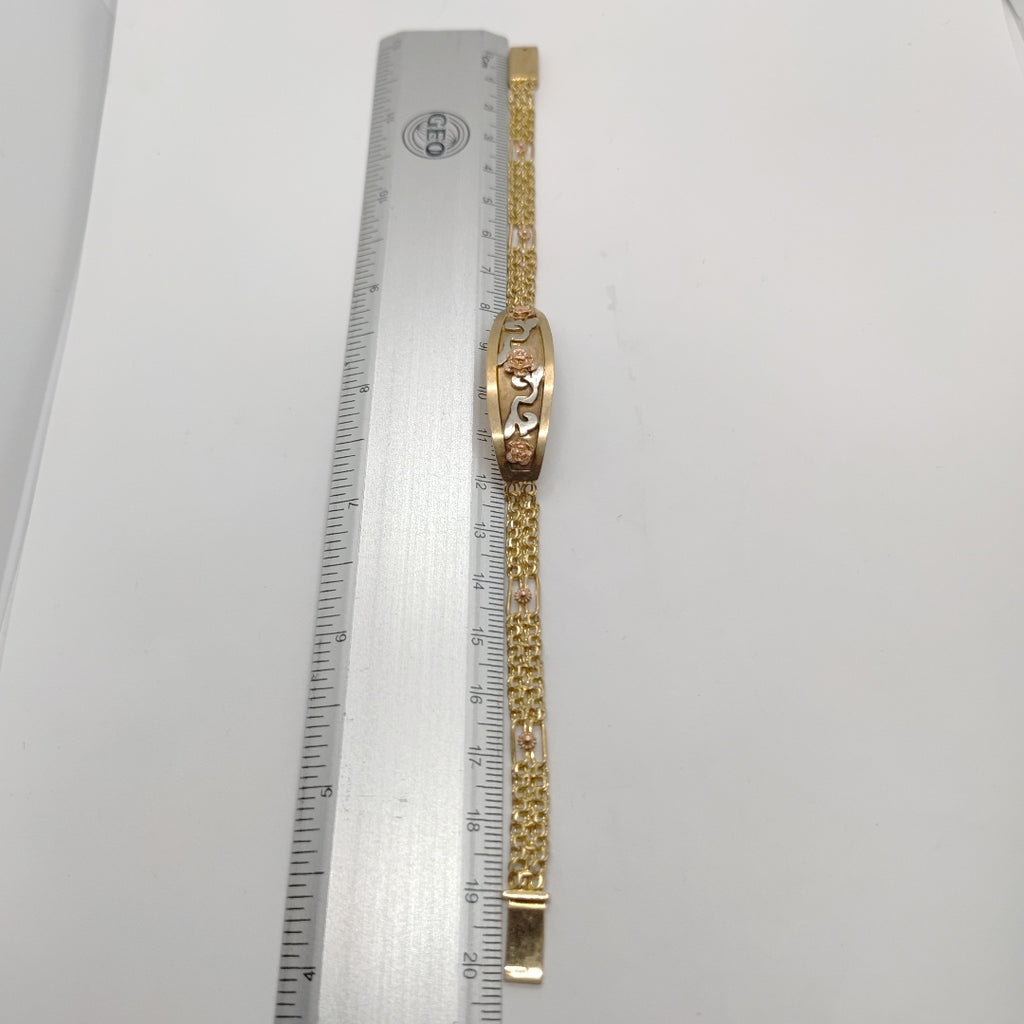 ESCLAVA ORO, ORO COMBINADO 10 K 13 GRMS (SEMINUEVO)