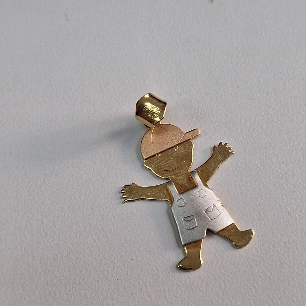 DIJE ORO COMBINADO 14 K 2,60 GRMS (SEMINUEVO)