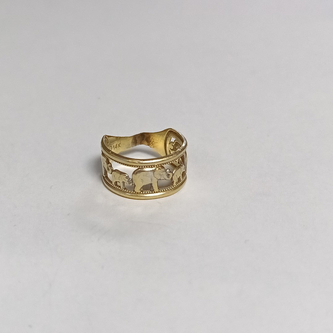 ANILLO ORO 14 K 3 GRMS (SEMINUEVO)