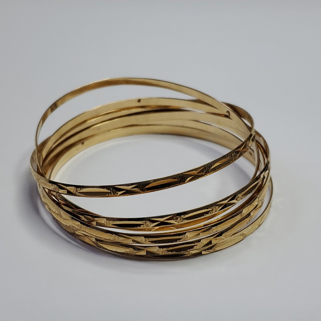 SEMANARIO DE PULSERAS ORO 14 K 33,00 GRMS (SEMINUEVO)