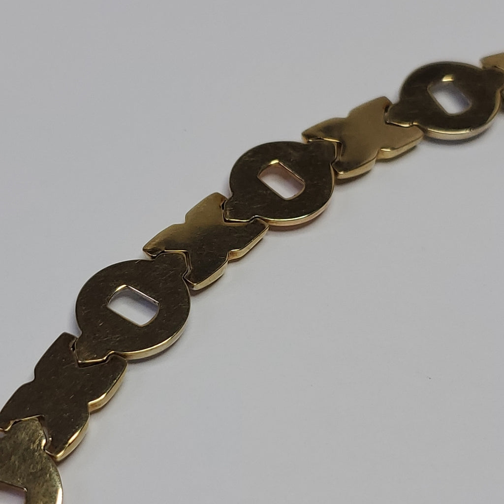 PULSERA ORO COMBINADO 14 K 11,70 GRMS (SEMINUEVO)